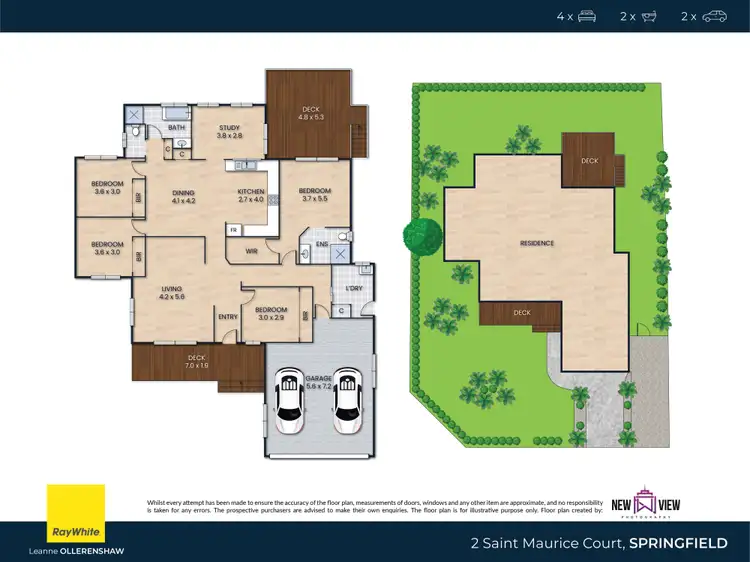 Floorplan of Homely house listing, 2 Saint Maurice Court, Springfield QLD 4300
