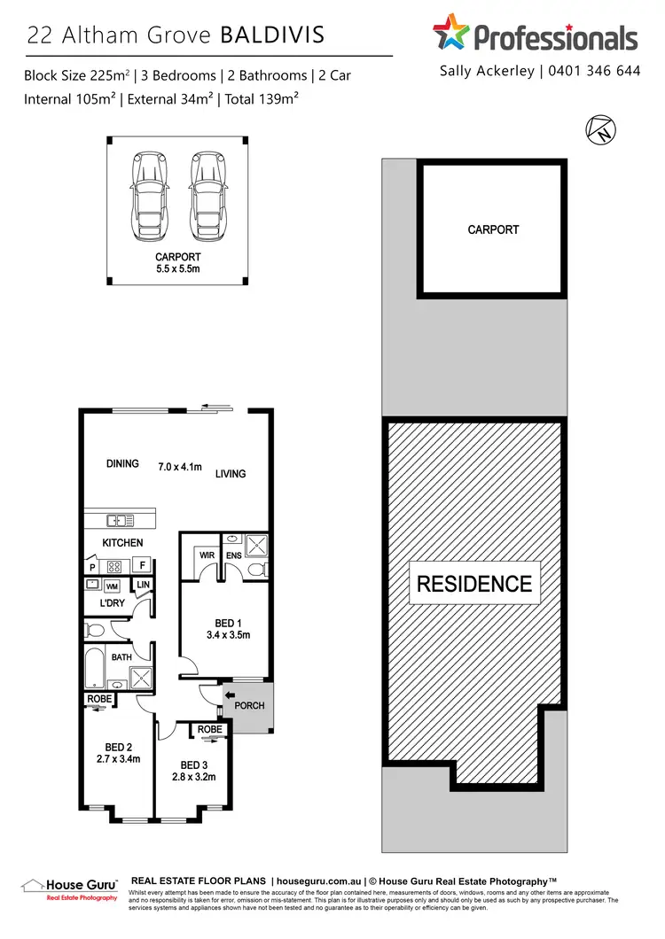 Floorplan of Homely house listing, 22 Altham Grove, Baldivis WA 6171