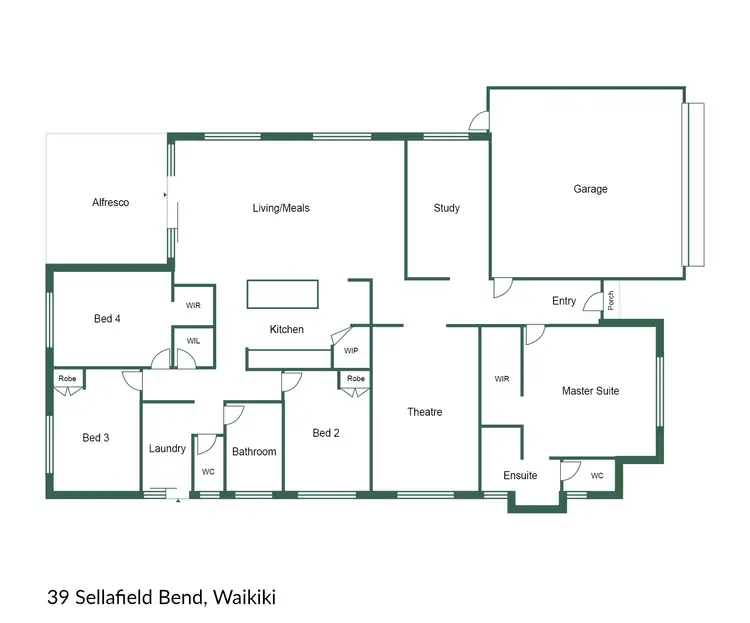 Floorplan of Homely house listing, 39 Sellafield Bend, Waikiki WA 6169