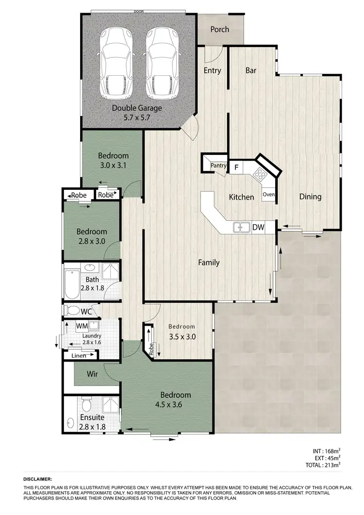 Floorplan of Homely house listing, 1 Marseille Court, Petrie QLD 4502