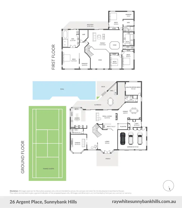 Floorplan of Homely house listing, 26 Argent Place, Sunnybank Hills QLD 4109