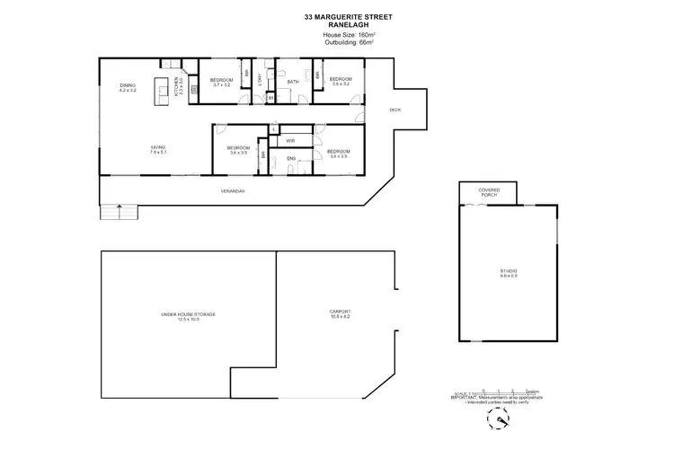 Floorplan of Homely house listing, 33 Marguerite Street, Ranelagh TAS 7109
