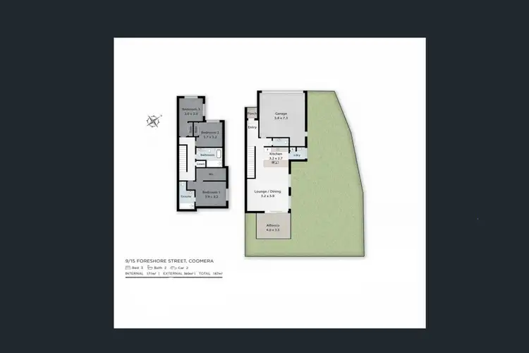Floorplan of Homely house listing, 9/15 Foreshore Street, Coomera QLD 4209