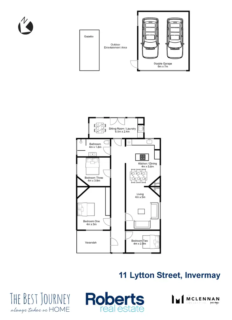 Floorplan of Homely house listing, 11 Lytton Street, Invermay TAS 7248