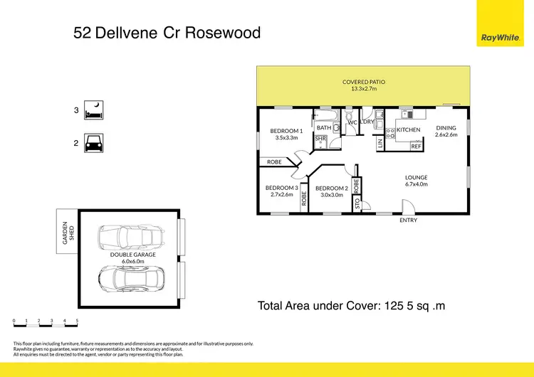 Floorplan of Homely house listing, 52 Dellvene Crescent, Rosewood QLD 4340