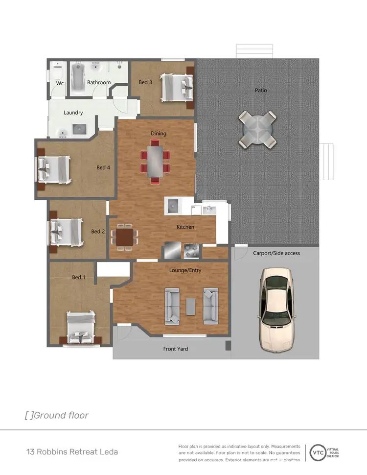 Floorplan of Homely house listing, 13 Robbins Retreat, Leda WA 6170