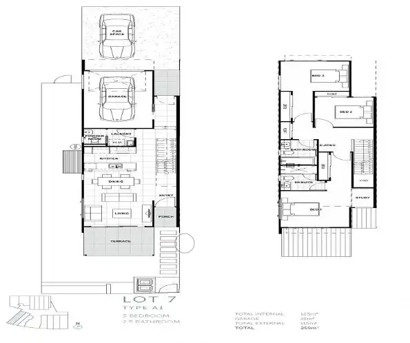 Floorplan of Homely townhouse listing, 7/9-11 Oaklands Street, Alexandra Hills QLD 4161