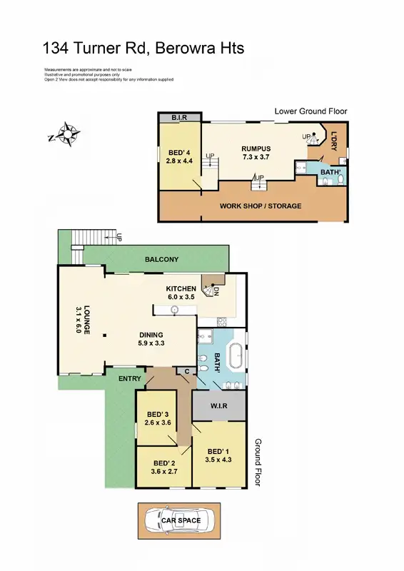 Floorplan of Homely house listing, 134 Turner Road, Berowra Heights NSW 2082