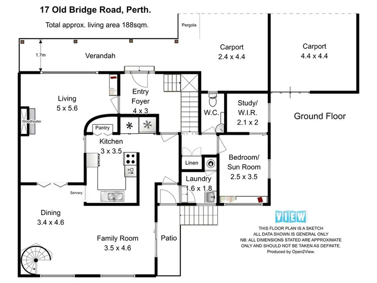 Floorplan of Homely house listing, 17 Old Bridge Rd, Perth TAS 7300