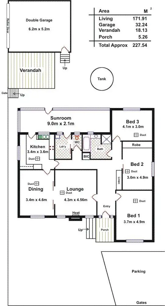 Floorplan of Homely house listing, 47 Calton Road, Gawler East SA 5118