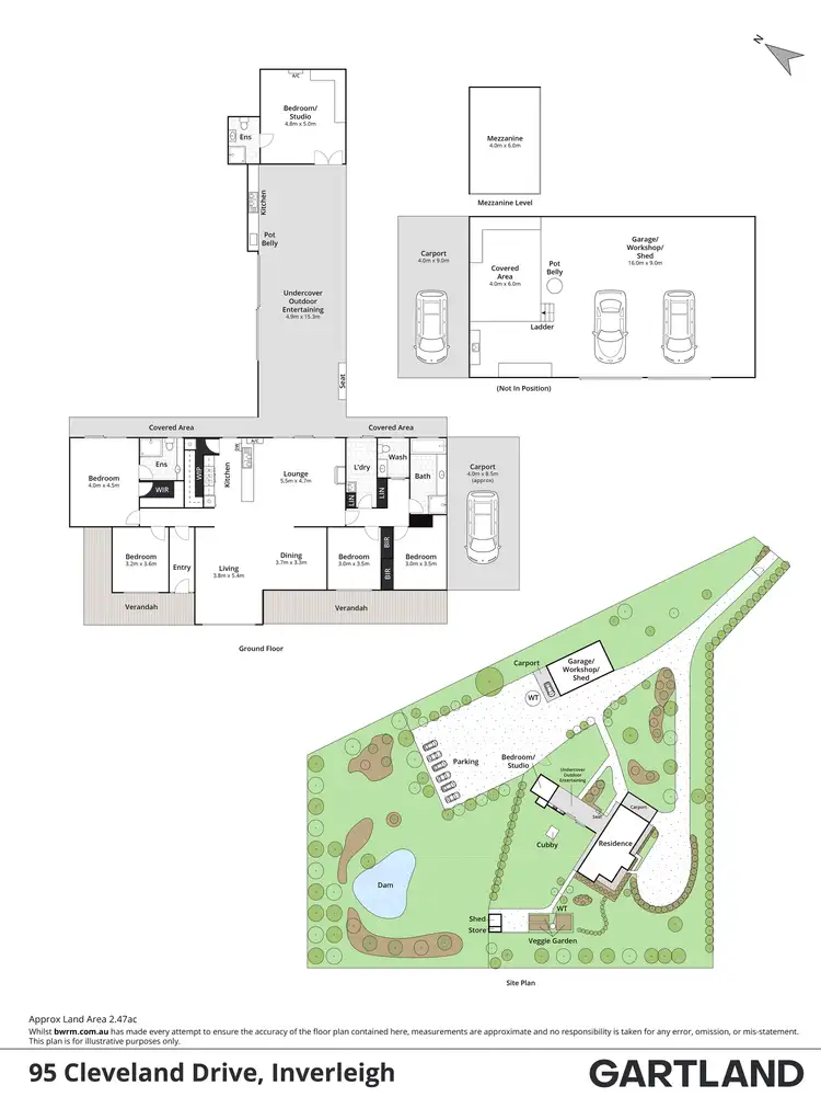 Floorplan of Homely house listing, 95 Cleveland Drive, Inverleigh VIC 3321