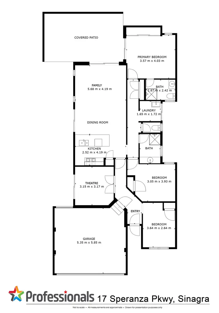Floorplan of Homely house listing, 17 Speranza Parkway, Sinagra WA 6065