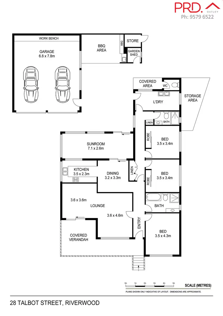 Floorplan of Homely house listing, 28 Talbot Street, Riverwood NSW 2210