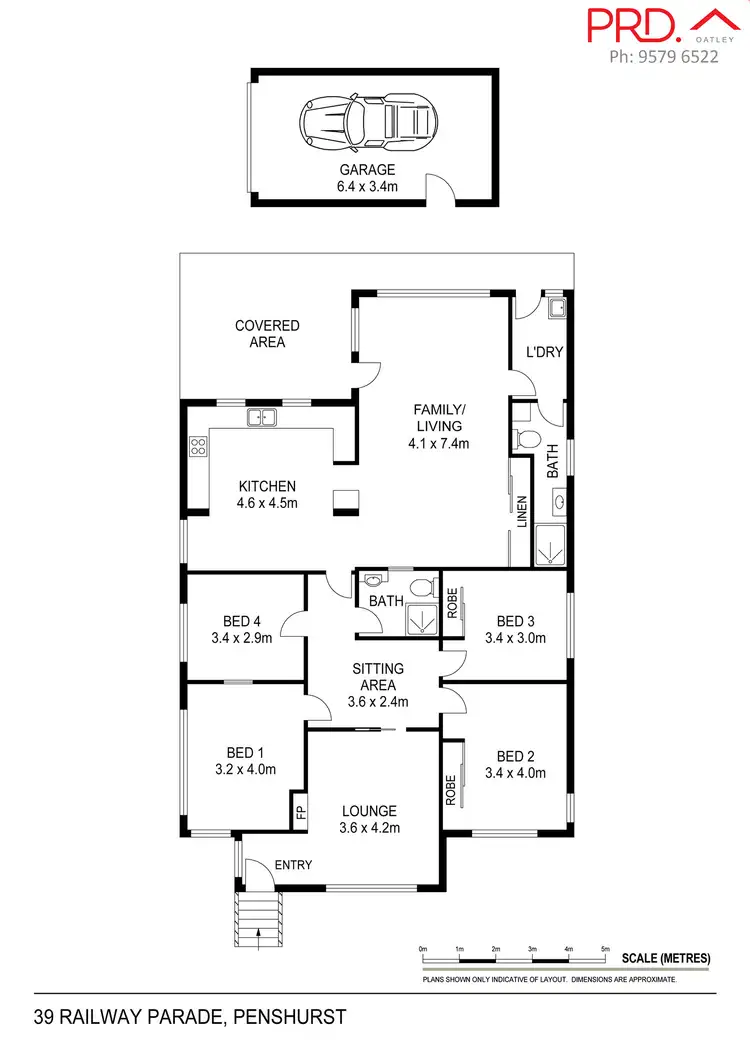 Floorplan of Homely house listing, 39 Railway Parade, Penshurst NSW 2222