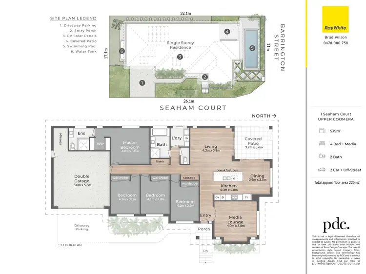 Floorplan of Homely house listing, 2/6 Seaham Court, Upper Coomera QLD 4209