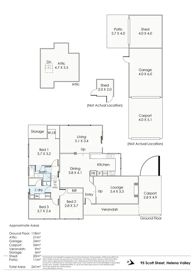 Floorplan of Homely house listing, 95 Scott Street, Helena Valley WA 6056
