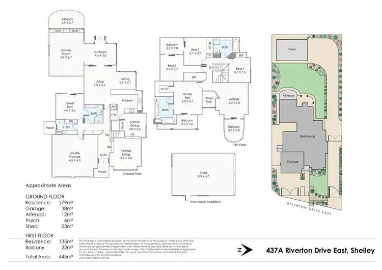 Floorplan of Homely house listing, 437A Riverton Drive East, Shelley WA 6148