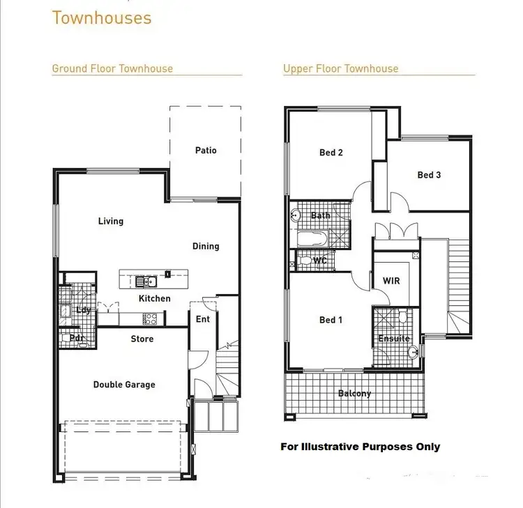 Floorplan of Homely townhouse listing, 13/41 Amazon Drive, Baldivis WA 6171