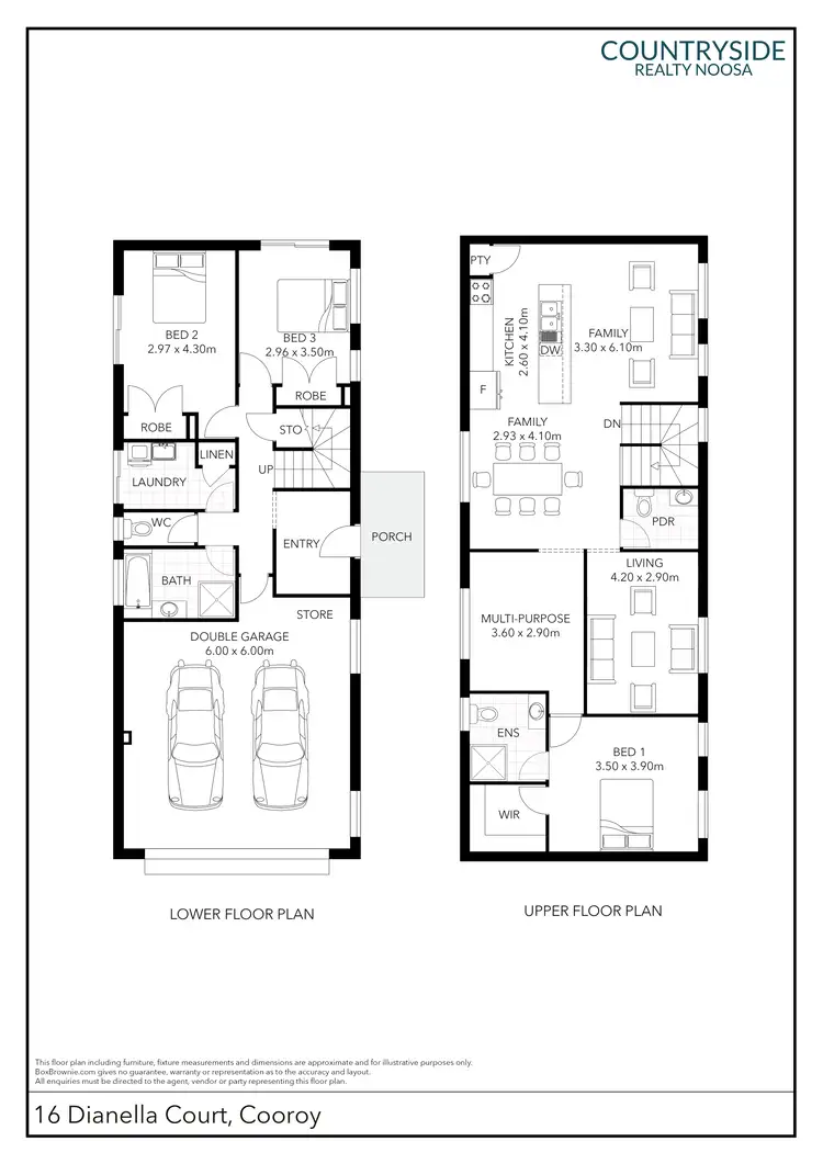 Floorplan of Homely house listing, 16 Dianella Court, Cooroy QLD 4563