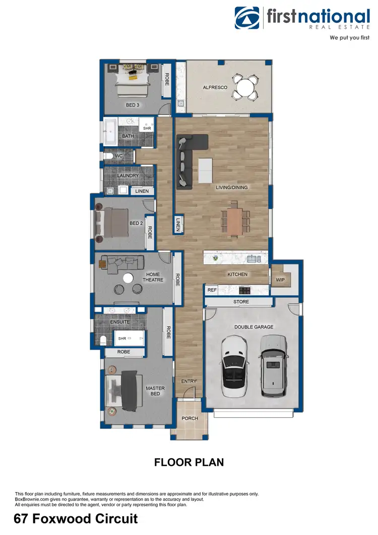 Floorplan of Homely house listing, 67 Foxwood Circuit, Wakerley QLD 4154