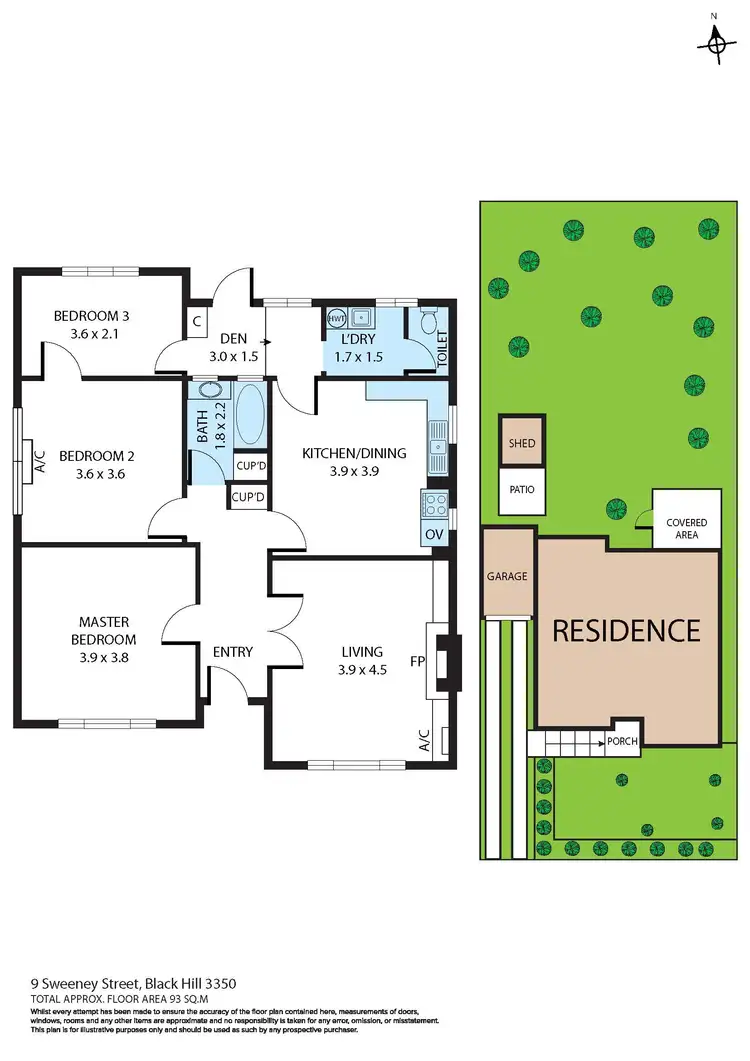 Floorplan of Homely house listing, 9 Sweeney Street, Black Hill VIC 3350