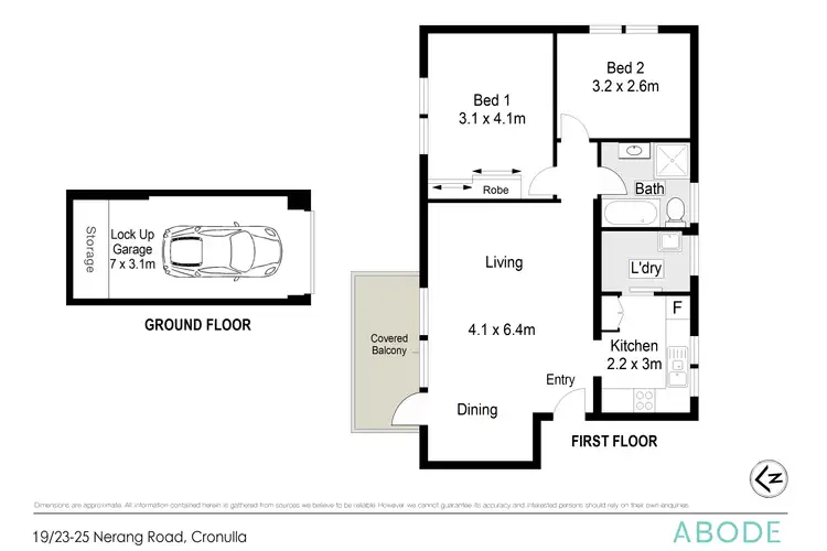 Floorplan of Homely apartment listing, 404/23-25 Nerang Road, Cronulla NSW 2230