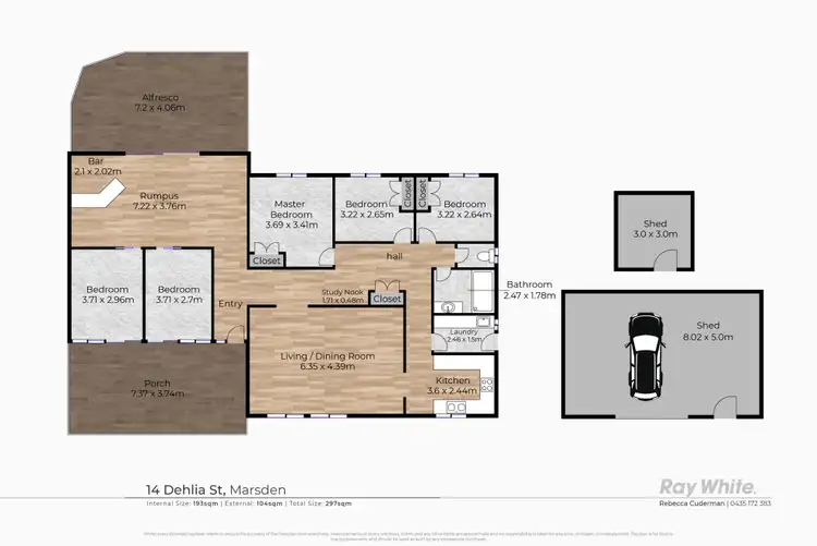 Floorplan of Homely house listing, 14 Dehlia Street, Marsden QLD 4132