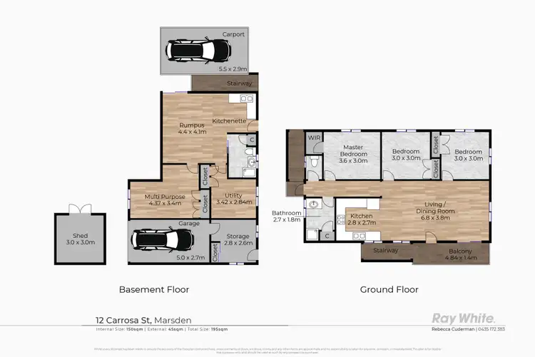 Floorplan of Homely house listing, 12 Carrosa Street, Marsden QLD 4132
