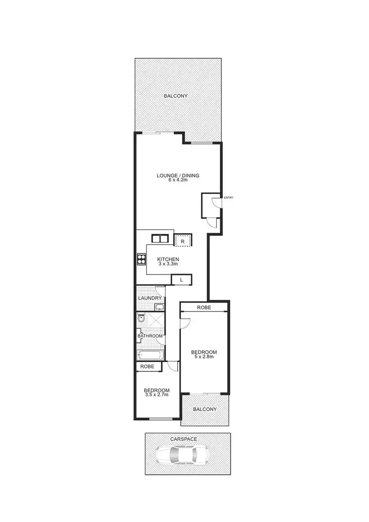 Floorplan of Homely apartment listing, 49/2 Hythe St, Mount Druitt NSW 2770