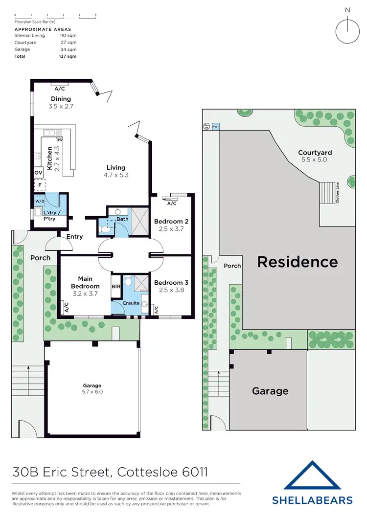 Floorplan of Homely house listing, 30B Eric Street, Cottesloe WA 6011