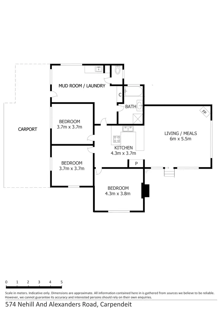 Floorplan of Homely house listing, 574 Nehill and Alexanders Road, Carpendeit VIC 3260