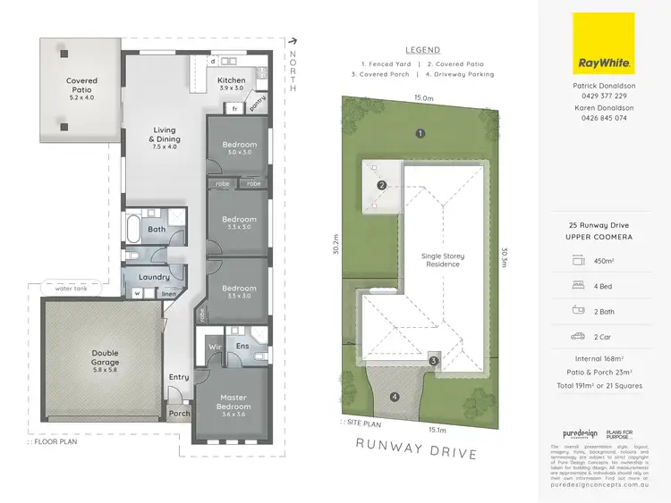 Floorplan of Homely house listing, 25 Runway Drive, Upper Coomera QLD 4209