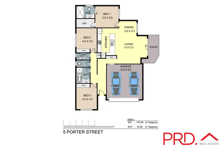 Floorplan of Homely house listing, 5 Porter Street, Tamworth NSW 2340