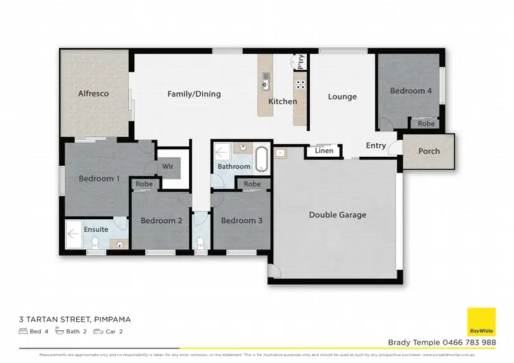 Floorplan of Homely house listing, 1 Tartan Street, Gleneagle QLD 4285