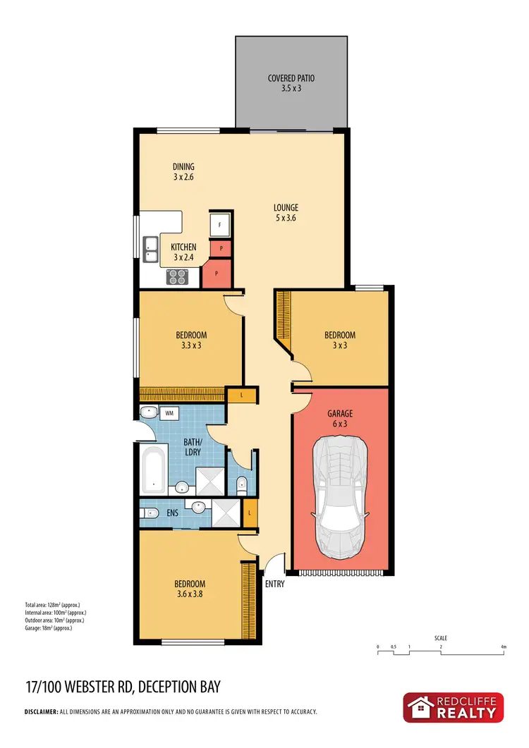 Floorplan of Homely villa listing, 17/100 Webster Road, Deception Bay QLD 4508