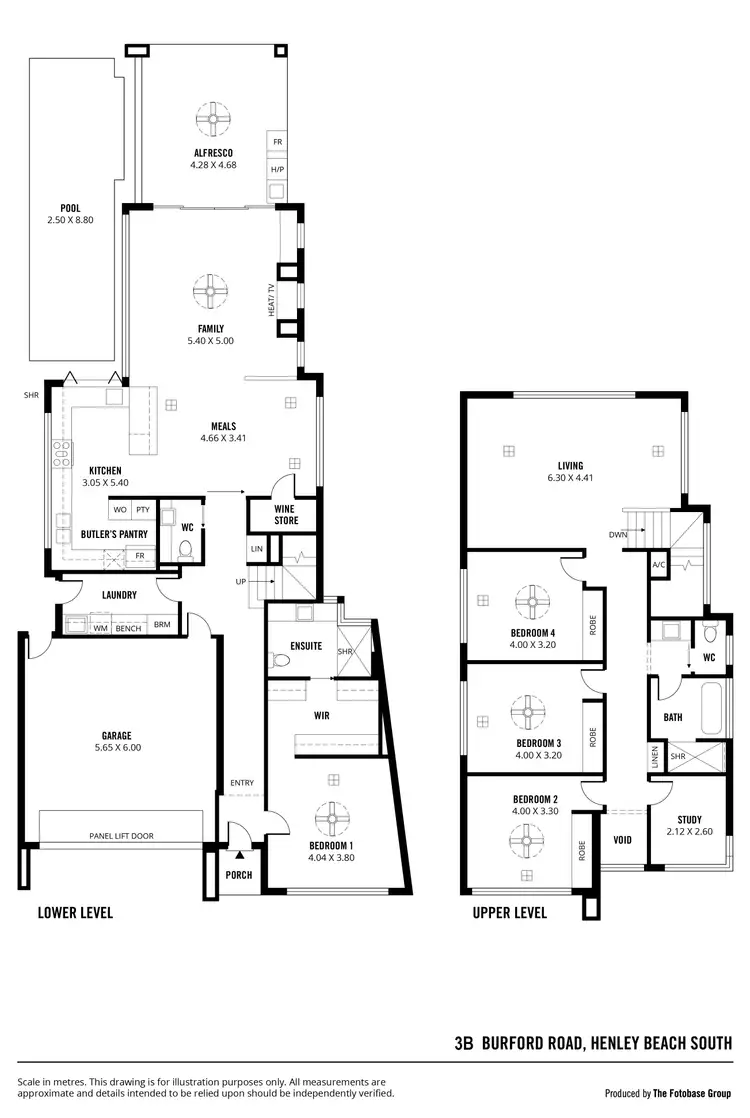 Floorplan of Homely house listing, 3B Burford Road, Henley Beach South SA 5022
