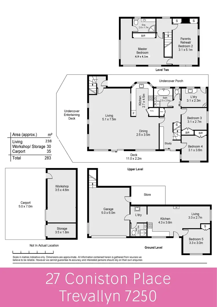 Floorplan of Homely house listing, 27 Coniston Place, Trevallyn TAS 7250
