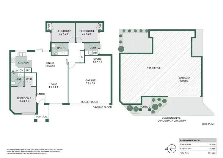 Floorplan of Homely villa listing, 15B Penelope Place, Innaloo WA 6018