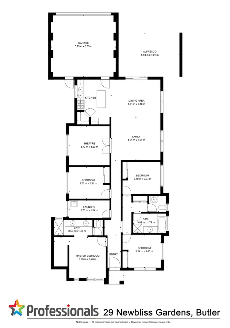 Floorplan of Homely house listing, 29 Newbliss Gardens, Butler WA 6036