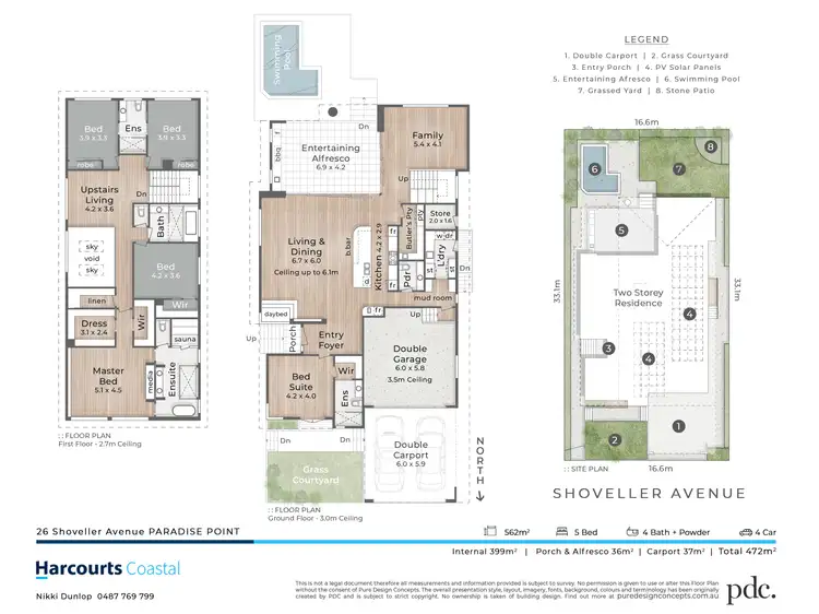 Floorplan of Homely house listing, 26 Shoveller Avenue, Paradise Point QLD 4216