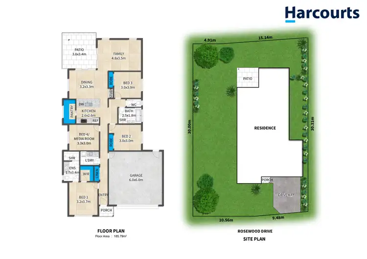 Floorplan of Homely house listing, 144 Rosewood Drive, Rural View QLD 4740