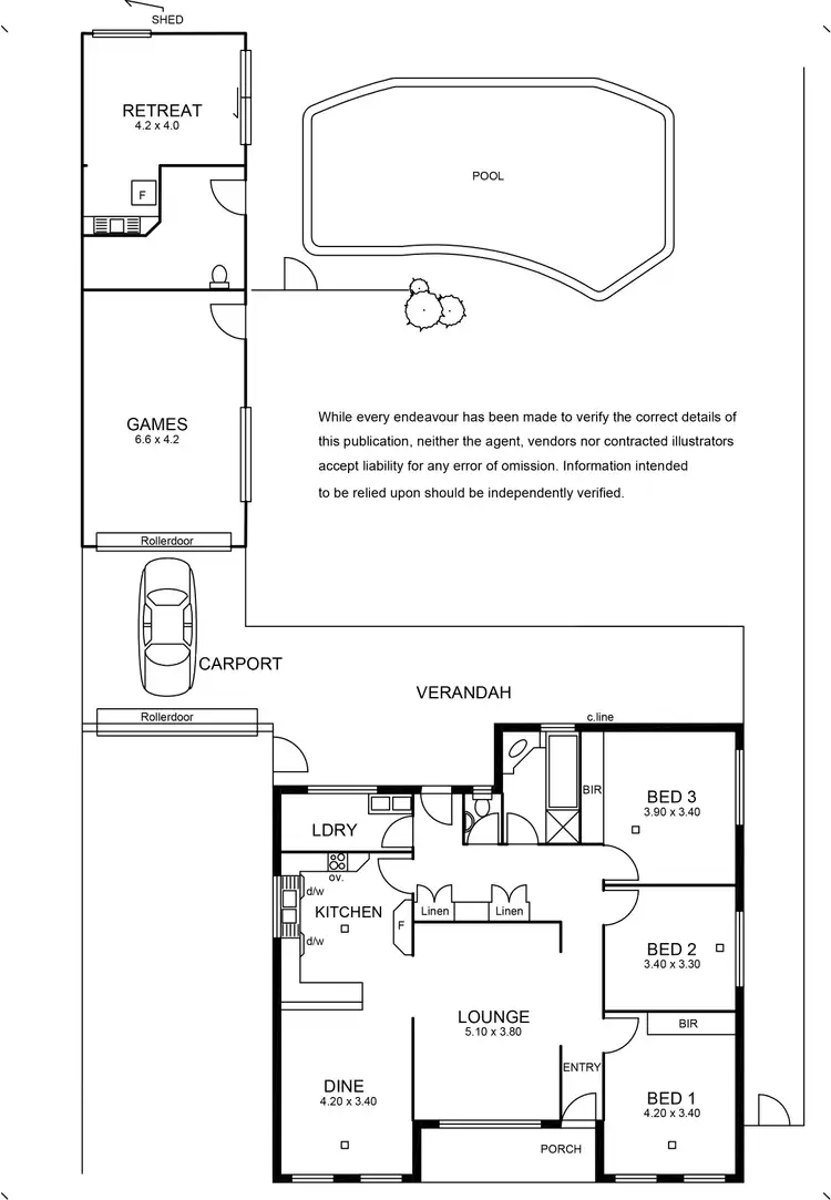 Floorplan of Homely house listing, 7 Wessen Street, Newton SA 5074
