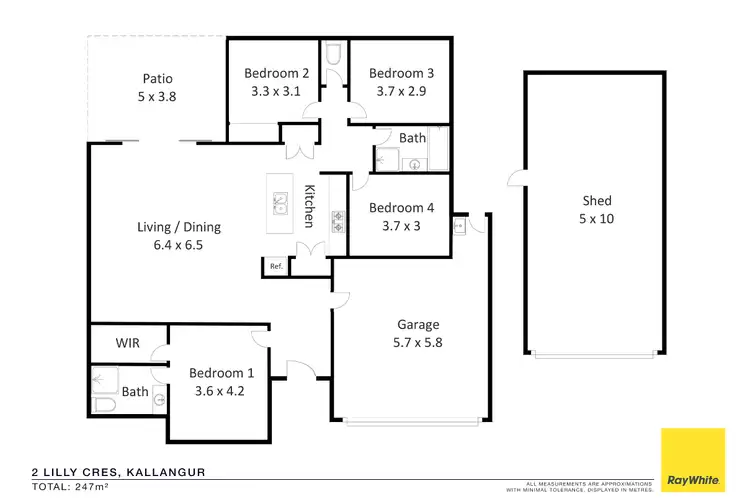 Floorplan of Homely house listing, 2 Lilly Crescent, Kallangur QLD 4503
