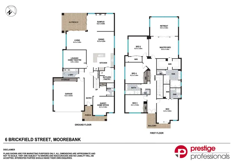 Floorplan of Homely house listing, 6 Brickfield Street, Moorebank NSW 2170