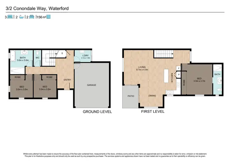Floorplan of Homely house listing, 3/2 Conondale Way, Waterford QLD 4133