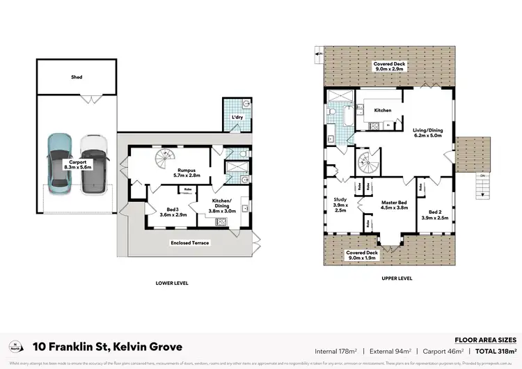 Floorplan of Homely house listing, 10 Franklin Street, Kelvin Grove QLD 4059