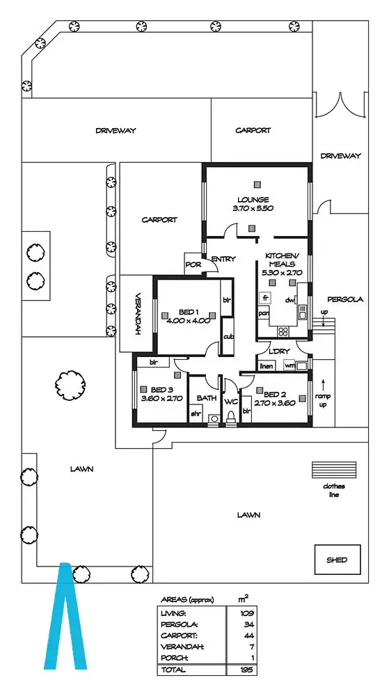 Floorplan of Homely house listing, 20 Michael Avenue, Modbury North SA 5092