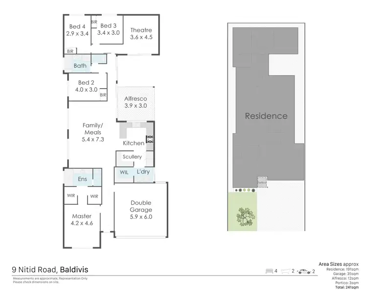 Floorplan of Homely house listing, 9 Nitid Road, Baldivis WA 6171