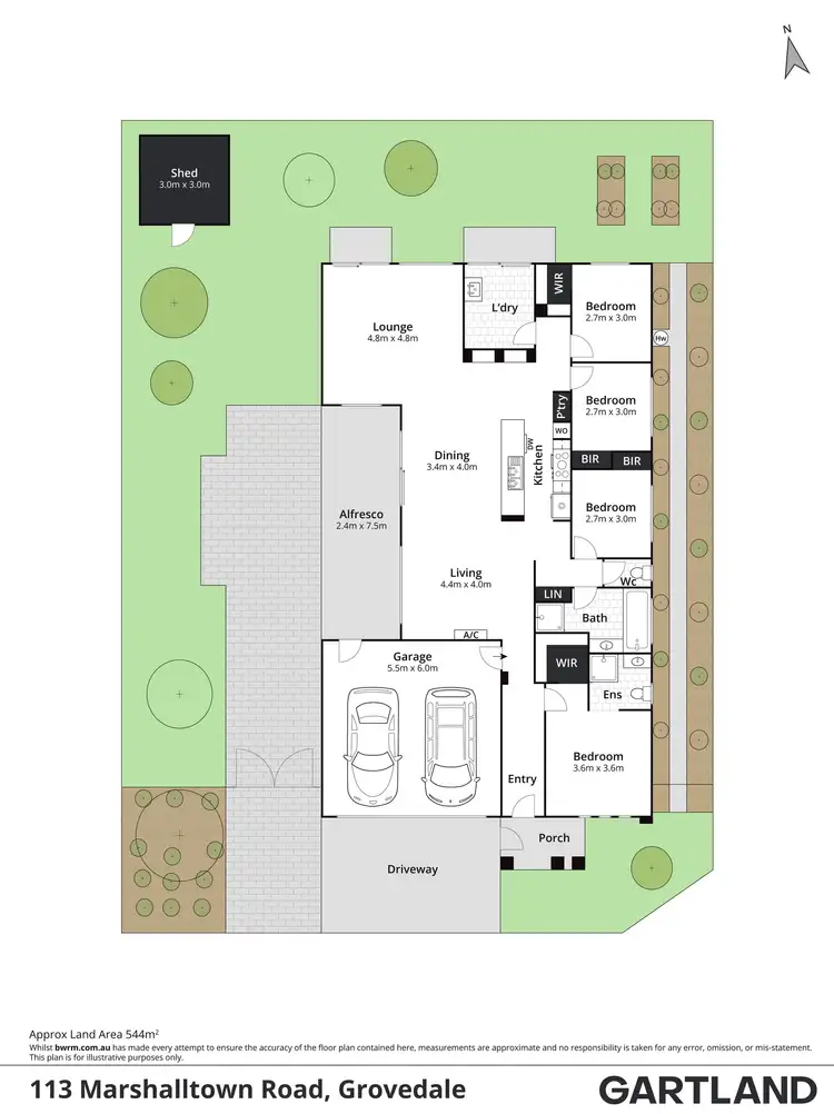 Floorplan of Homely house listing, 113 Marshalltown Road, Grovedale VIC 3216