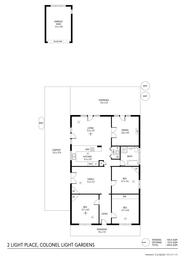Floorplan of Homely house listing, 2 Light Place, Colonel Light Gardens SA 5041